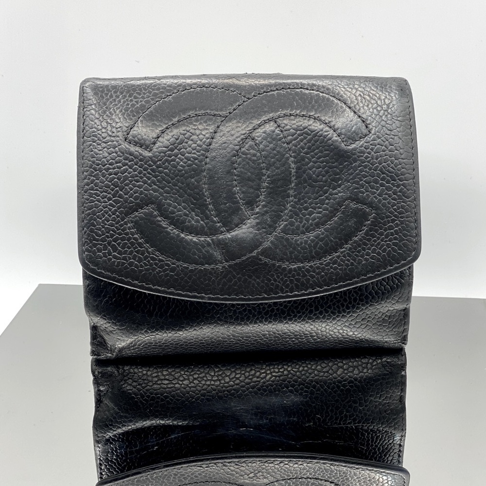 Chanel Timeless CC Caviar Leather Wallet